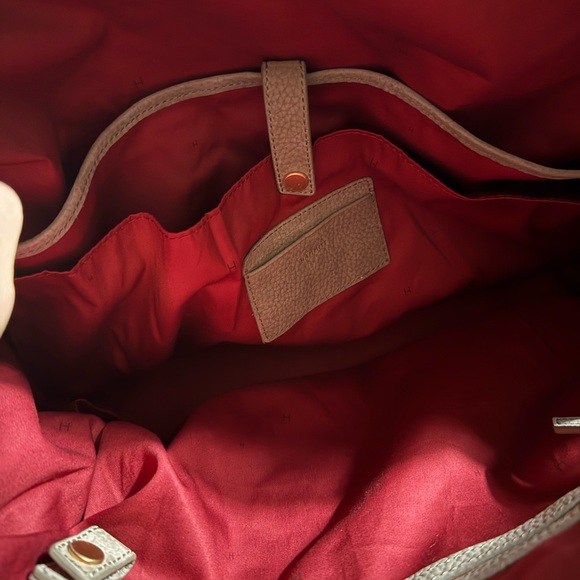 Hammitt Taupe Leather Shoulder Bag - Picture 4 of 4
